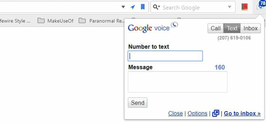 rozšíření Google Voice Chrome