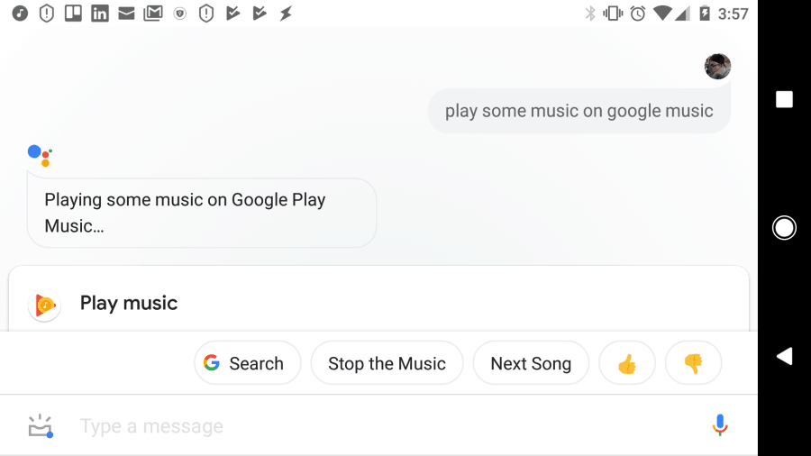 hej, google hraj náhodnou hudbu