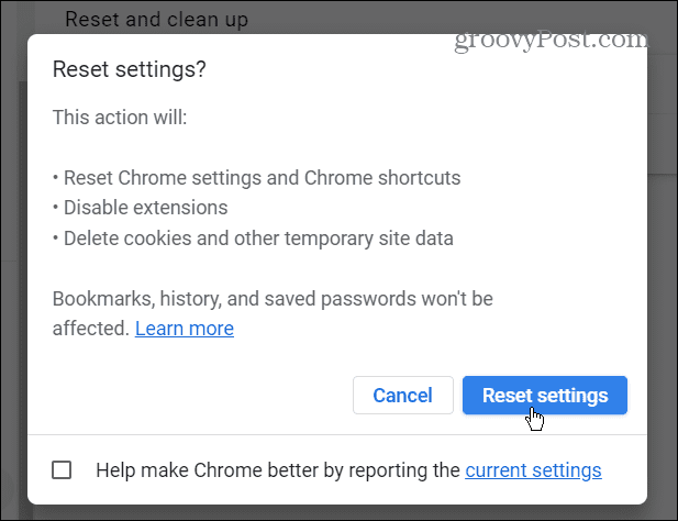 Stáhnout Failed Network Error in Chrome