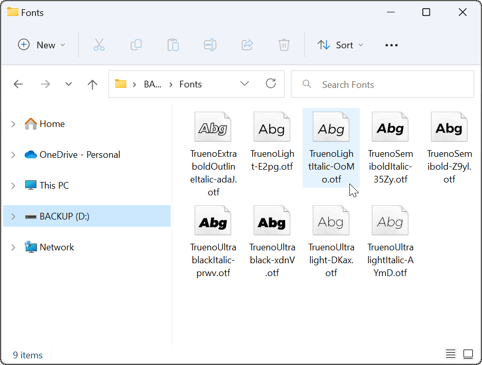 Nainstalujte nebo odinstalujte písma v systému Windows 11