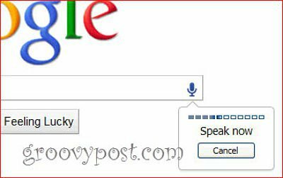 google desktopové hlasové vyhledávání