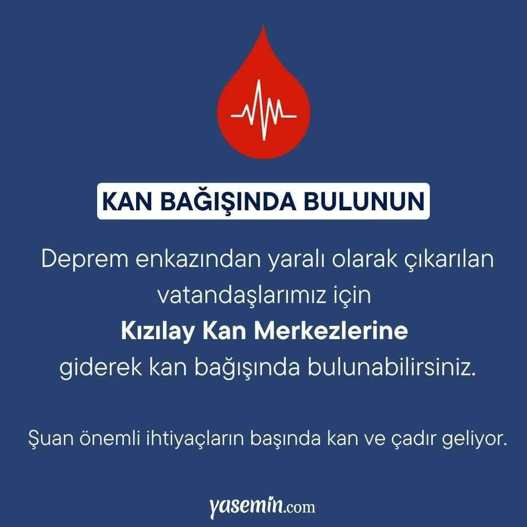 Nezapomeňte darovat krev obětem zemětřesení