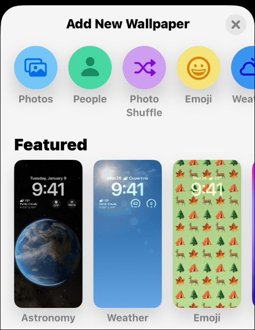 Přidejte widgety na obrazovku uzamčení iPhone