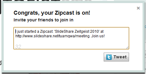 zipcast sociální vysílání