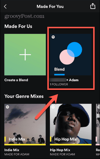 spotify výsledek směsi