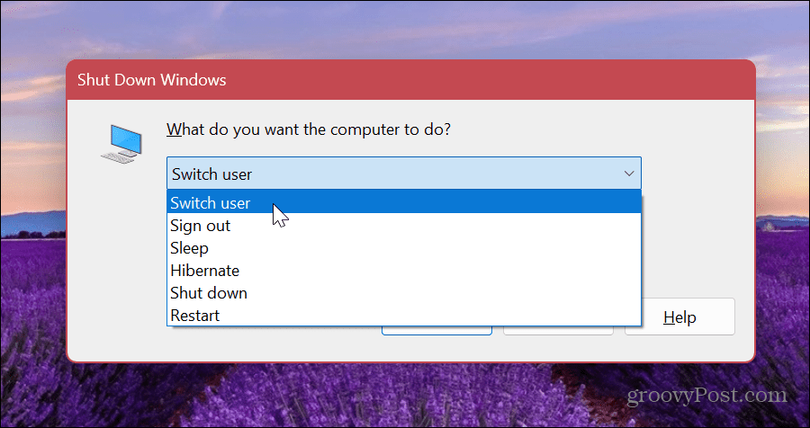 Přepnout uživatelské účty v systému Windows