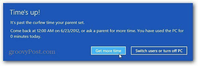 Nastavte rodičovskou kontrolu pro Windows 8
