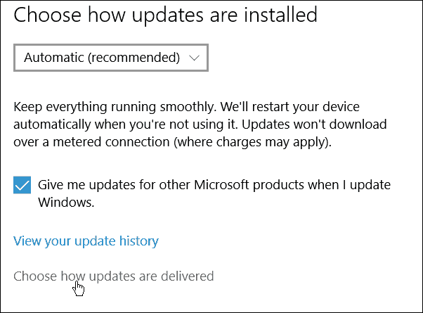 Zastavte systém Windows 10 ve sdílení aktualizací systému Windows s jinými počítači
