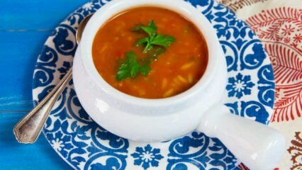 Vynikající recept na polévku z rajčatové rýže