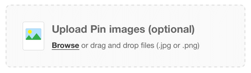 pinterest nahrajte obrázky pinů