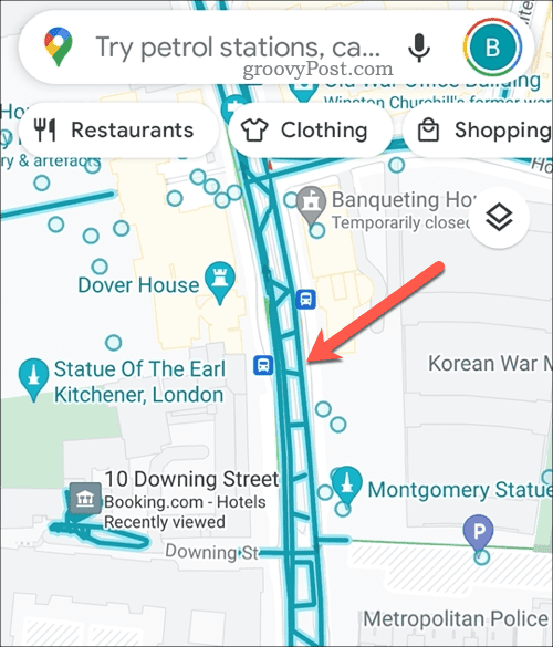 Vyberte cestu Street View v Mapách Google