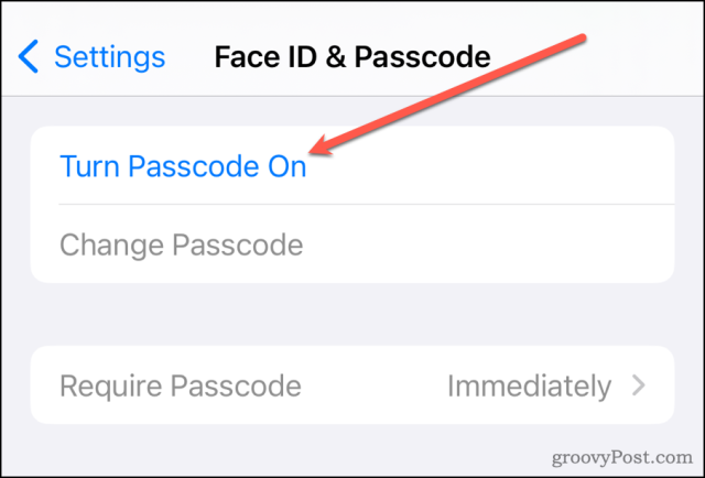 iOS 17 Zapněte přístupový kód