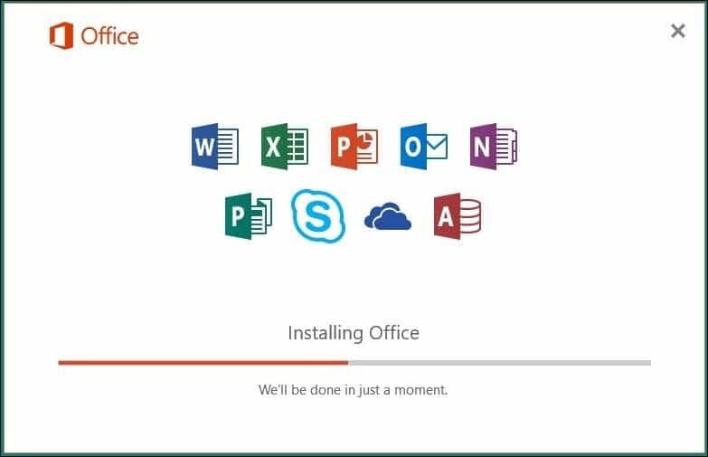 Instalace sady Office 365