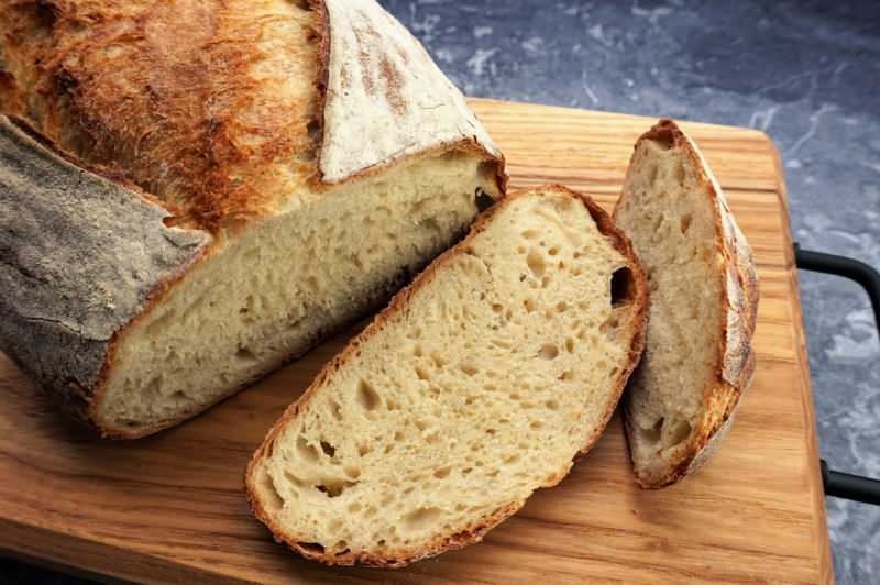 Jak vyrobit nejjednodušší chléb? Chléb recept, který dlouho nevydával.. Chléb v plné velikosti