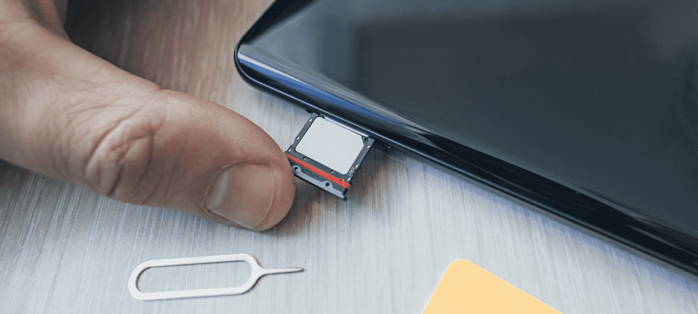 Jak otevřít slot SIM karty na iPhone a Android
