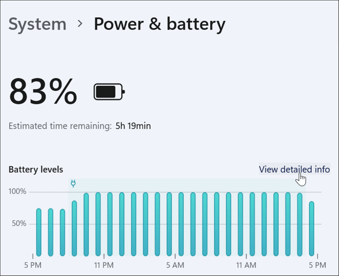 Jak zkontrolovat zbývající čas baterie v systému Windows 11