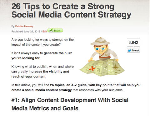 strategie obsahu sociálních médií
