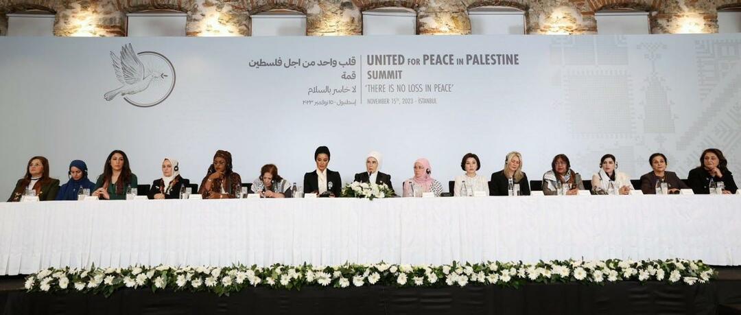 Tisková konference k summitu Jedno srdce pro Palestinu