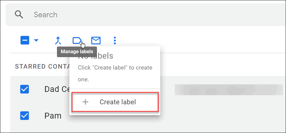  štítek vytvořte skupinový e-mailový seznam v Gmailu
