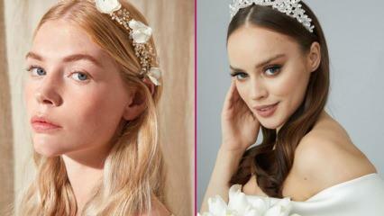 Modely svatební koruny 2021! Nejkrásnější svatební vlasové doplňky a ceny 