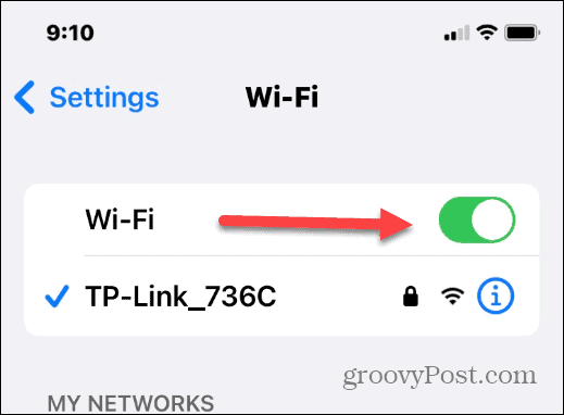 Změňte heslo Wi-Fi na iPhone