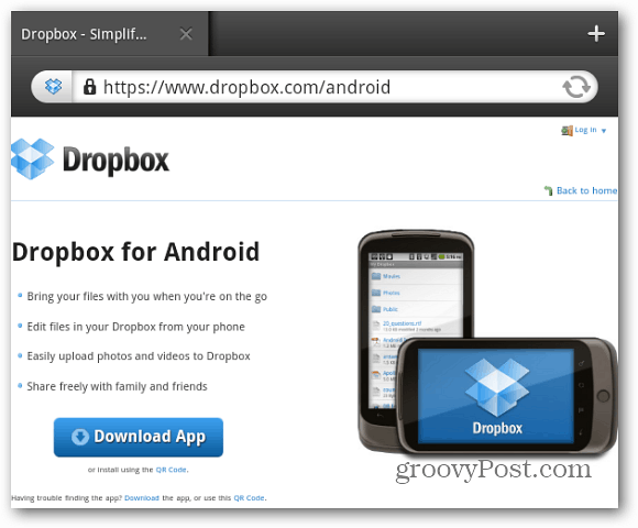 Dropbox pro Android