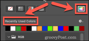 Použití nástroje pro výběr barvy ve Photoshopu