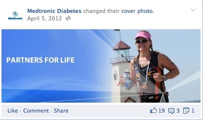 medtronic diabetes první facebookový banner