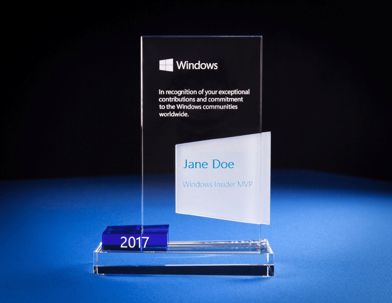 Společnost Microsoft uvádí nový program Windows Insider MVP Award