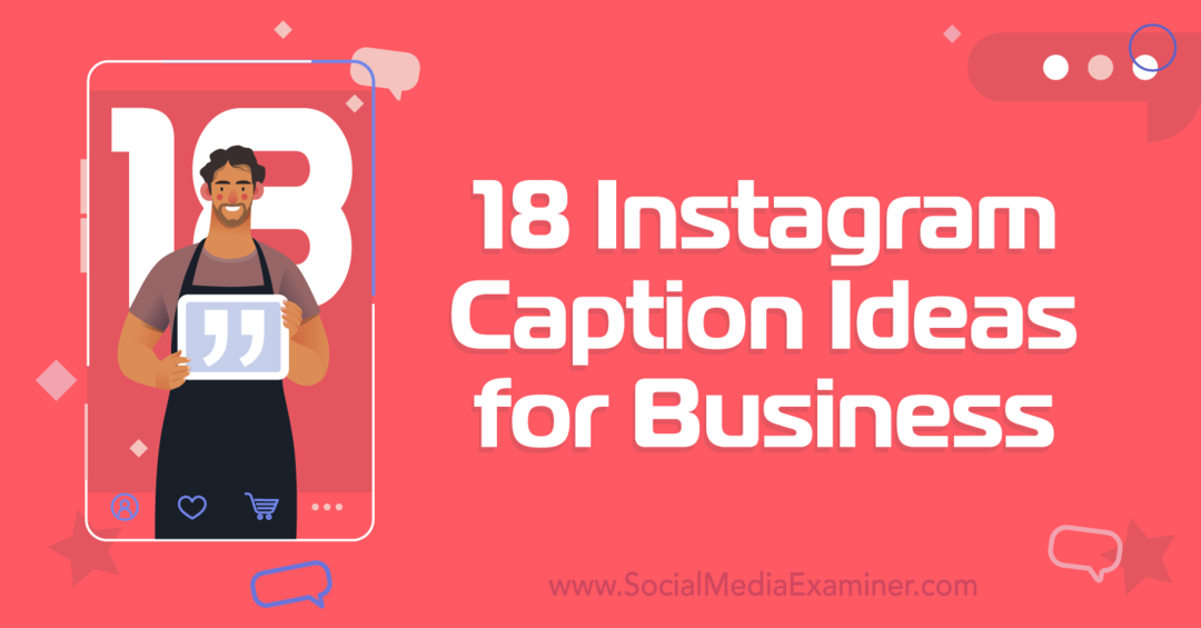 18 nápadů na instagramové titulky pro business-Social Media Examiner