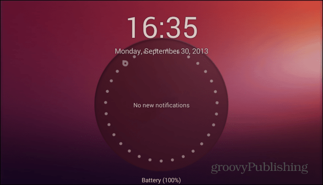 Spouštěč obrazovky Ubuntu Lockscreen