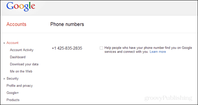 Odhlásit se z vašeho telefonního čísla připojeného k vyhledávání Google