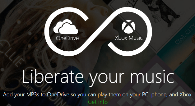 Získejte přístup ke své hudební sbírce z OneDrive prostřednictvím Xbox Music