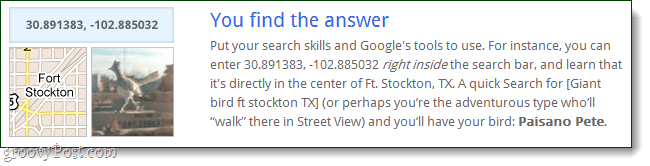 Vycvičte si své Google-fu pomocí aGoogleaDay Trivia