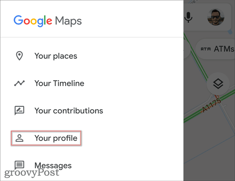 Úprava profilu Map Google
