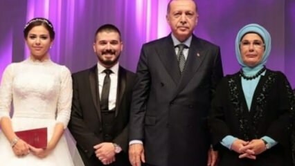 Prezident Erdoğan a jeho manželka Emine Erdoğan byli svatební svědci!