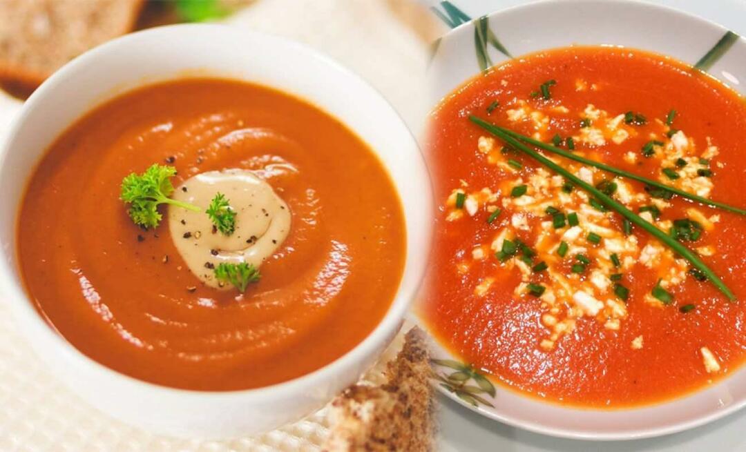 Jak vařit polévku z červené papriky? Nejjednodušší recept na polévku z červené papriky