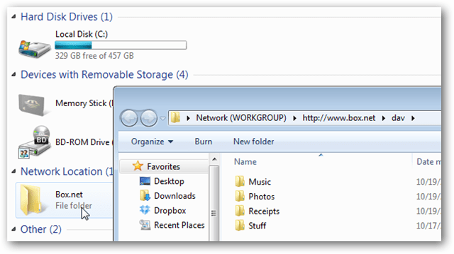 Box.net: Namapujte svůj účet 50 GB zdarma jako síťovou složku ve Windows