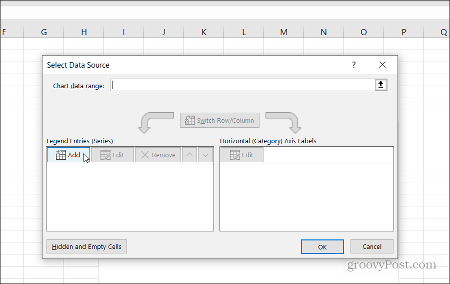 přidání legendy v Excelu
