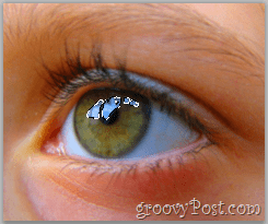 Základy Adobe Photoshop - Human Eye select reflexe