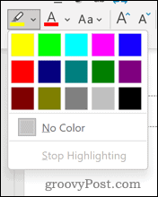 zvýraznění barev v powerpointu