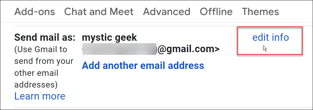 jak změnit jméno v gmailu