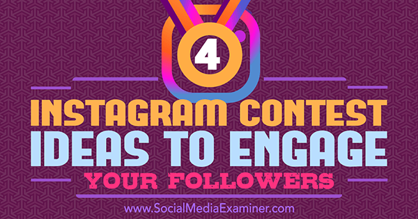 4 nápady na soutěž Instagram, jak zapojit své sledovatele, Michael Georgiou v průzkumu sociálních médií.