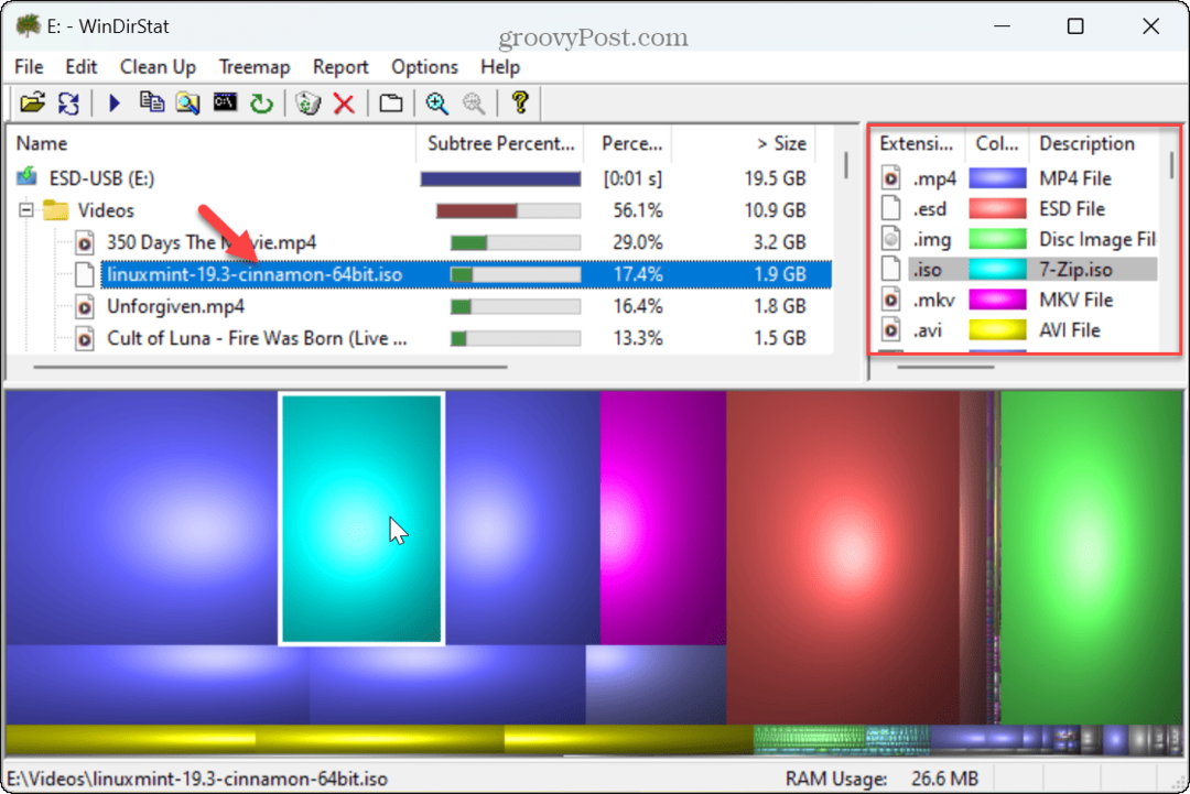 Velké soubory ve Windows 11