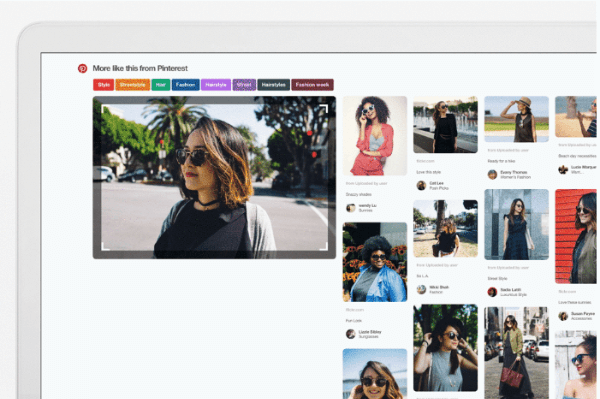 Pinterest zabudoval svou vizuální vyhledávací technologii do rozšíření prohlížeče Pinterest pro Chrome.