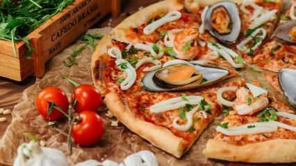 Jak udělat pizzu z mořských plodů? Recept na středomořskou pizzu s mořskými plody doma! Pizza Di Mare