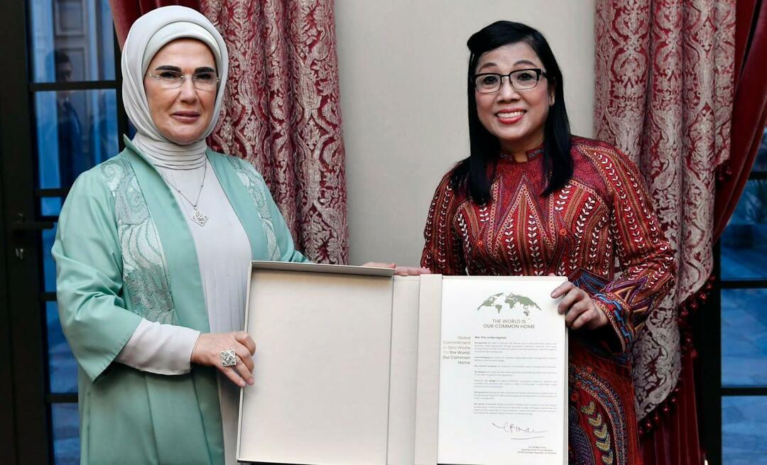 První dáma Erdoğan se setkala s manželkou vietnamského premiéra!