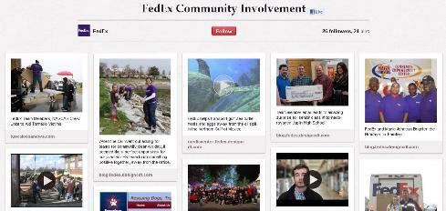 zapojení komunity fedex