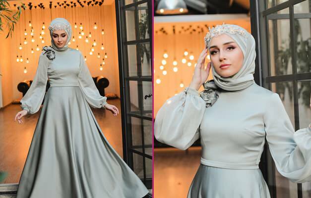 Nejelegantnější večerní šaty na hennou! Hidžáb večerní šaty 2020