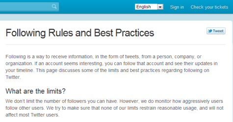 pravidla pro twitter